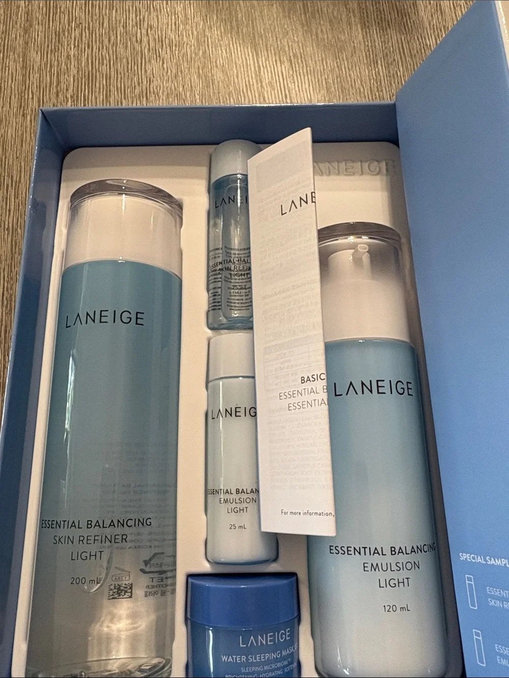 LANEIGE Essential Balancing Duo - Blue & White Packaging